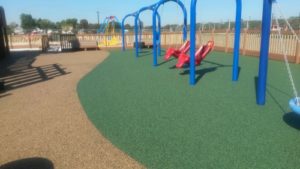 Poured Rubber Surfacing For Playgrounds, Playground Filler Material
